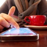 scrolling on iPhone