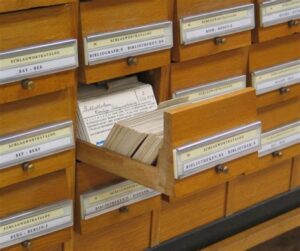 card catalog